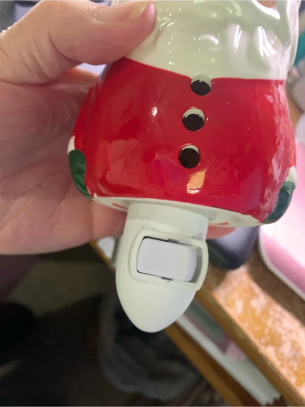 Santa Claus Ceramic Wax Warmer Night Light
